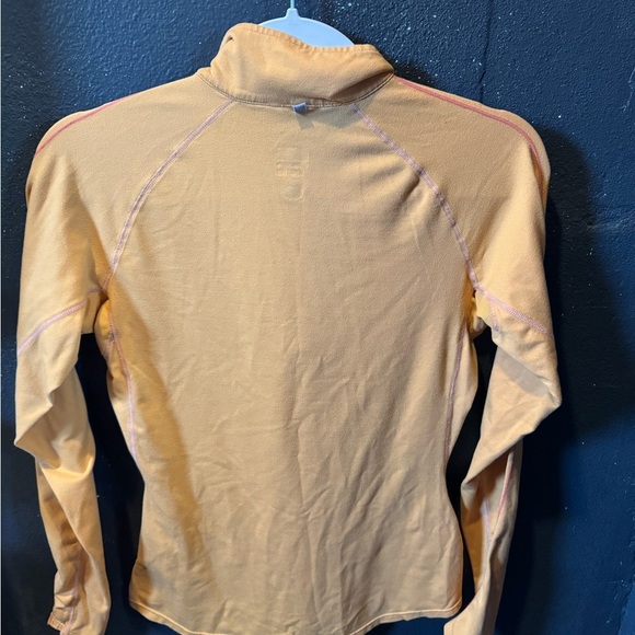 Nike Fit Dry Golden Orange Quarter-Zip Top - Picture 5 of 5